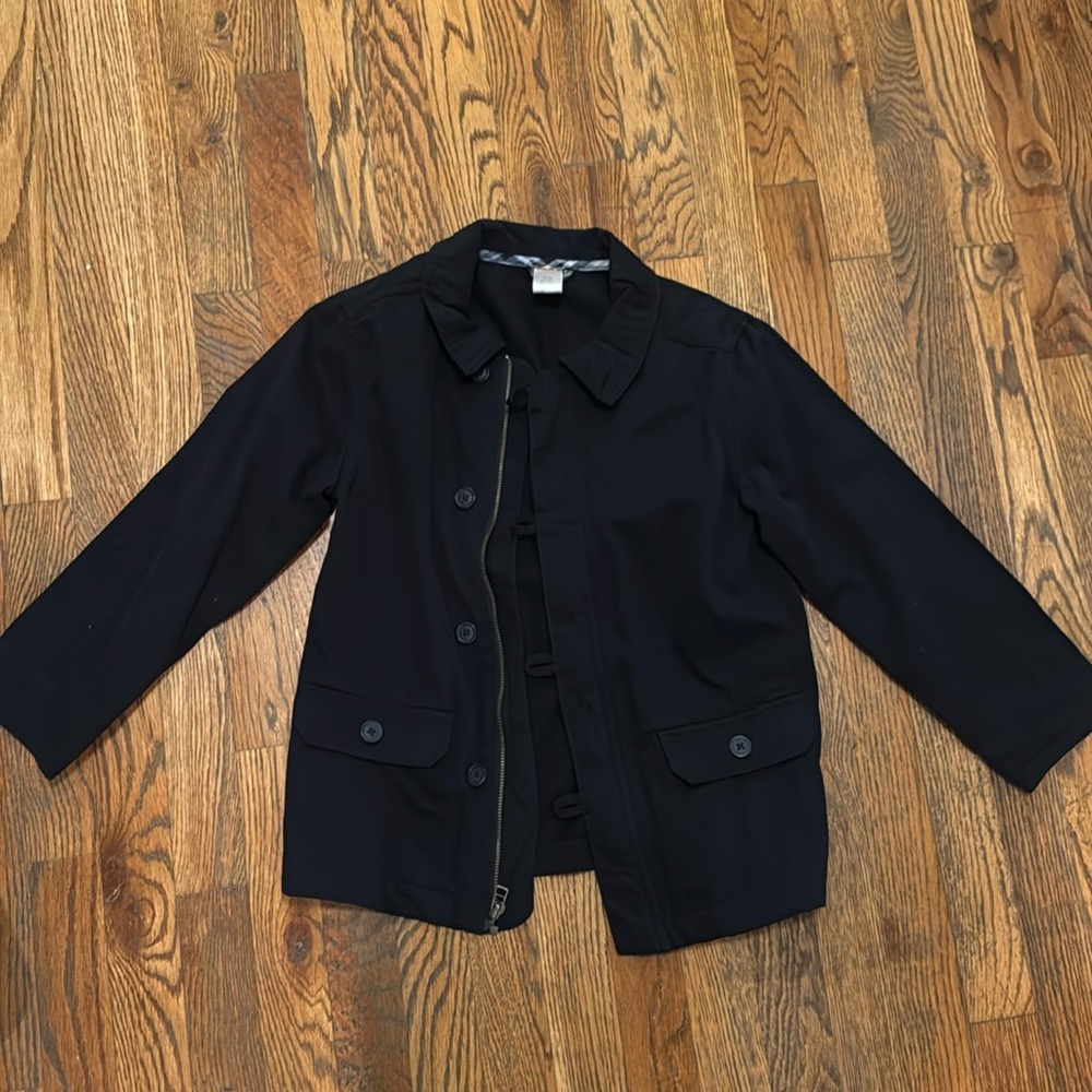 Gymboree boys pea coat. 7-8 navy
